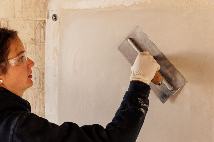 View of Traditional Lime Plastering for Professionals | The SPAB